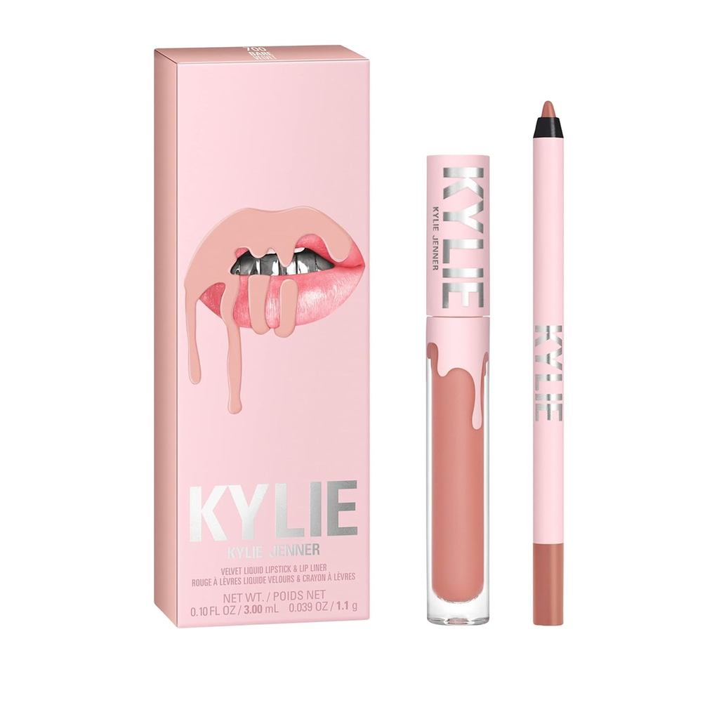 Bộ môi mỹ phẩm Kylie Jenner - (Bare) Liquid Lipstick And Lip Liner Matte