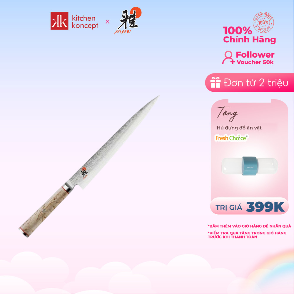 Miyabi - Dao làm bếp - Dao Sujihiki 5000MCD - 24cm