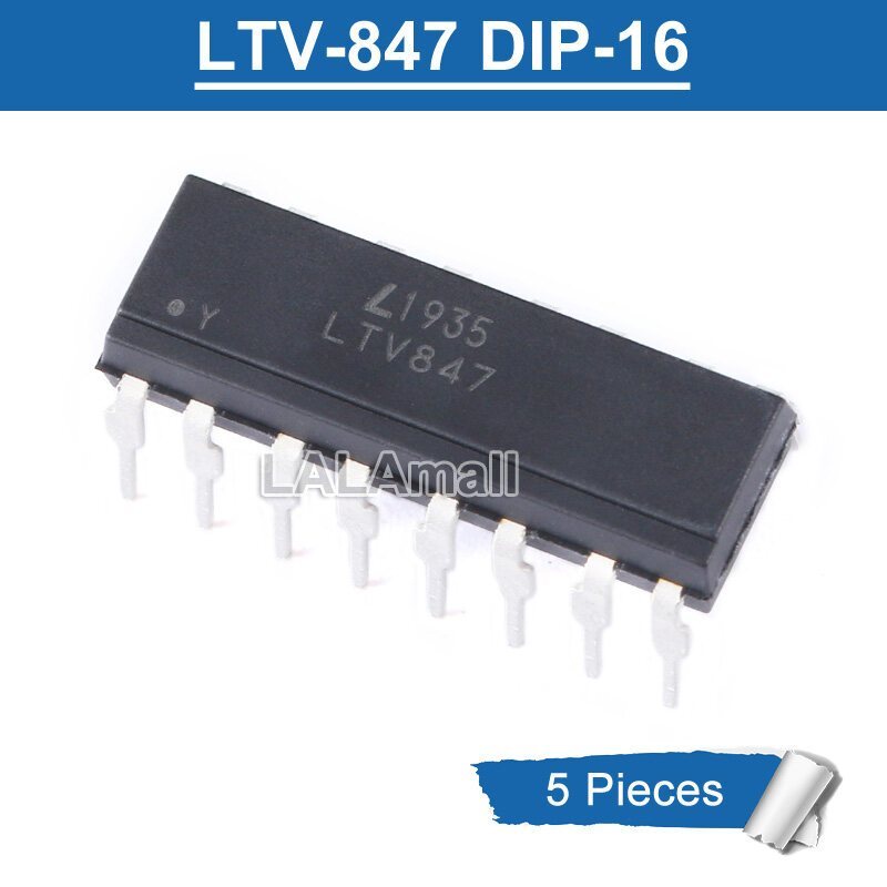 5 Cái / lốc Chính Hãng LTV847 LTV-847 DIP-16 LTV-847S SMD-16 Bộ Chuyển Đổi Đầu Ra Optocoupler Mới