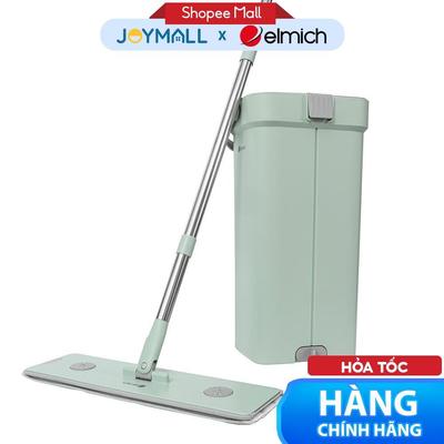 Bộ Lau Sàn 2 Ngăn Elmich EL3004, Hàng Chính Hãng, Làm Sạch Hiệu Quả, Đầu Xoay 360 Độ - JoyMall