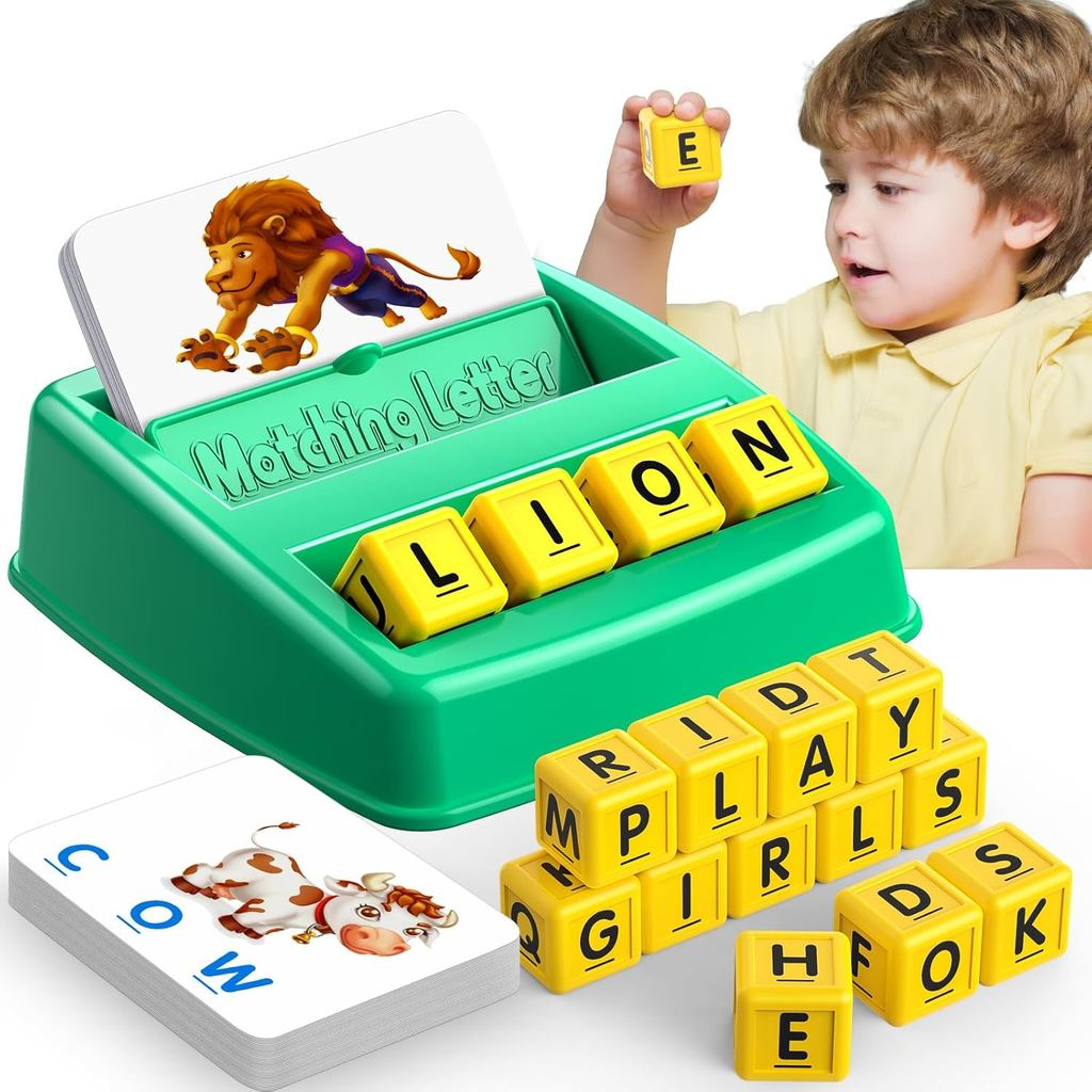 Đồ chơi giáo dục cho bé 3 4 5 tuổi dành cho trẻ mới biết đi Trò chơi chữ phù hợp 2-4 tuổi cho đồ chơ