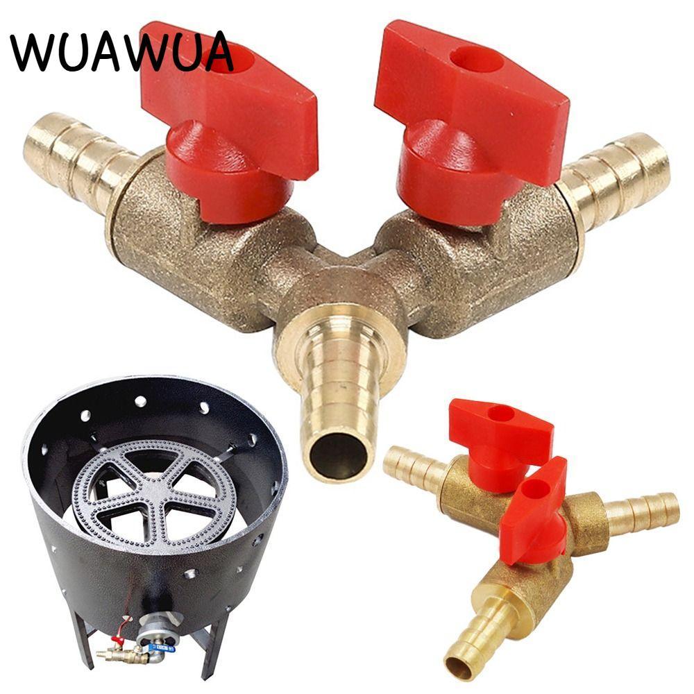 Đầu nối lắp ống WUAWUA Y Loại sắt Bộ chuyển đổi van bi 10mm