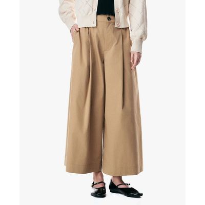 GIGI - Quần nữ ống rộng cạp cao xếp li_G3302P261504-71