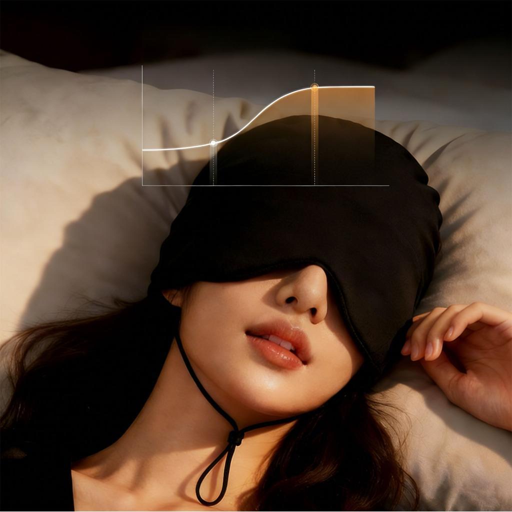 Zunate Blackout Sleep Mask Cap có nắp che mắt có thể điều chỉnh & thoáng khí cho toàn bộ bóng tối Du