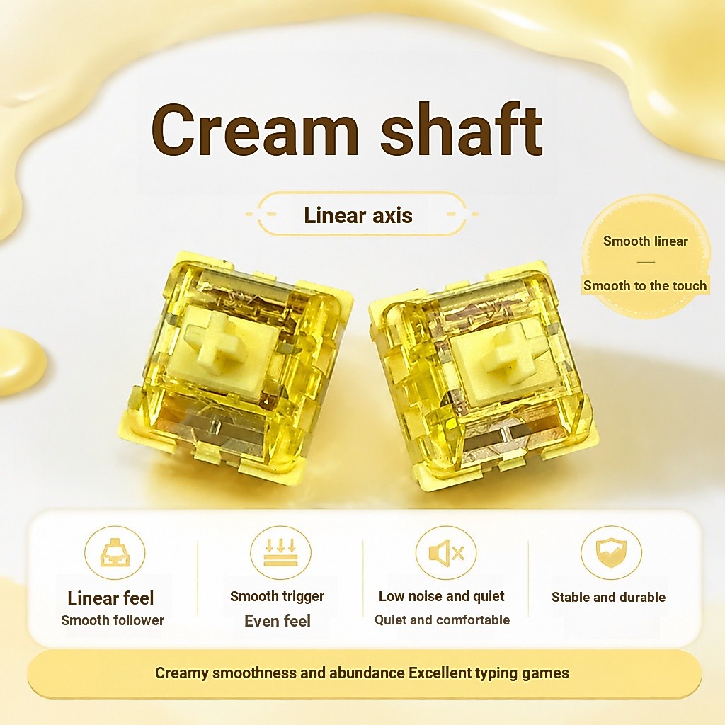Clearing Stock Mahjong Sound 3 chân KTT KTT Grandma King Switch Bàn phím cơ DIYz6.9