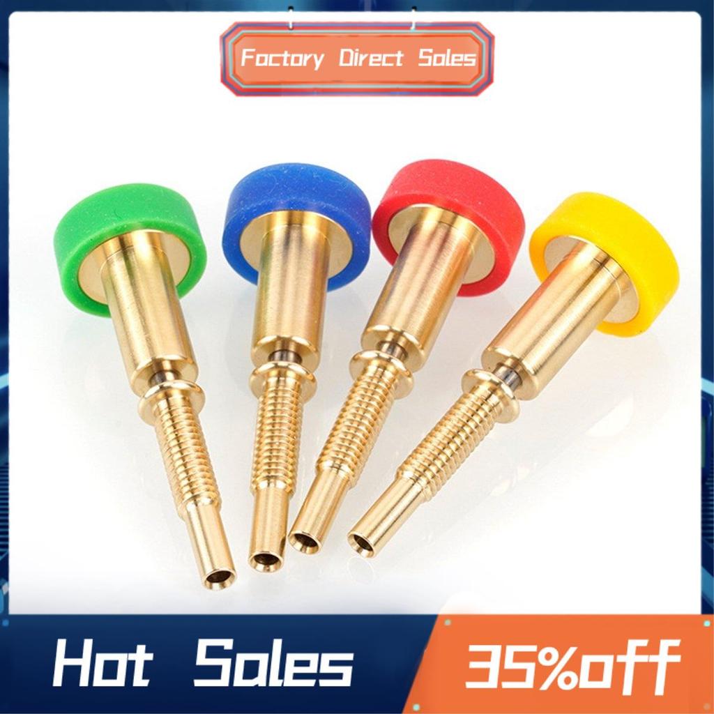 4 Vòi phun titan bằng đồng thau 0,25 / 0,4 / 0,6 / 0,8mm Vòi phun titan bằng đồng thau cho máy đùn H