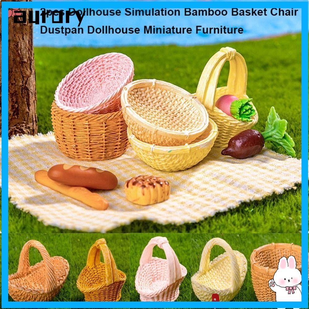 AURORY Nhà búp bê Nội thất thu nhỏ 3-4cm Đa phong cách Nhà búp bê Mini Trang trí mô phỏng'