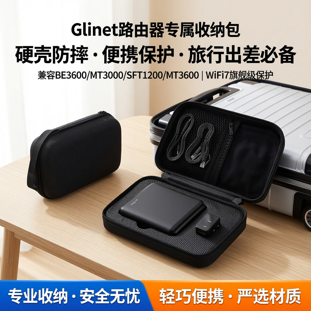 Thích hợp cho túi lưu trữ bộ định tuyến lấp lánh BE3600 MT3000 SFT1200 MT3600 Bộ định tuyến không dâ