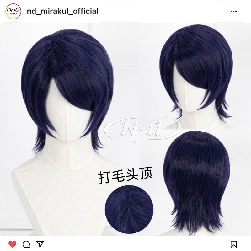 ND Home] Yusuke Kitagawa Persona5 Persona Persona 5 cos Tóc Giả