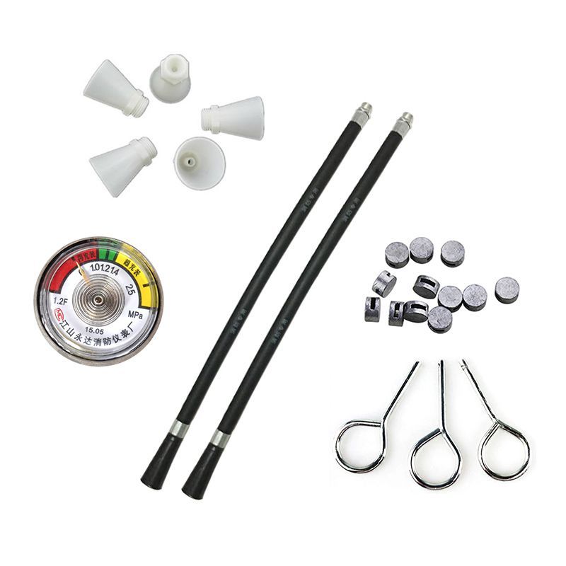 Bột khô Bình chữa cháy Phụ kiện 1KG 2Kg 3Kg Đầu van Sừng Vòi phun nhựa Thiết bị chữa cháy20260710