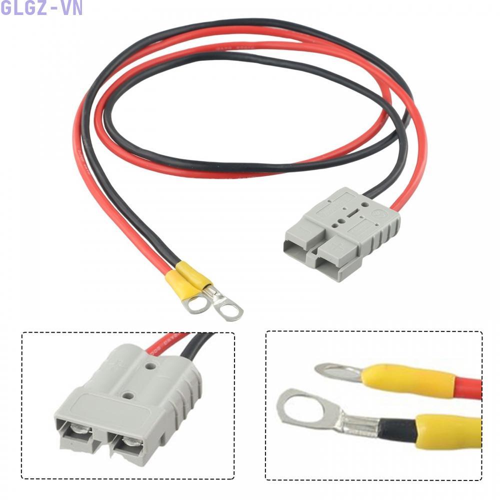 Durable 12AWG 50Amp Battery Charging Connector Cable for Power Supplies
