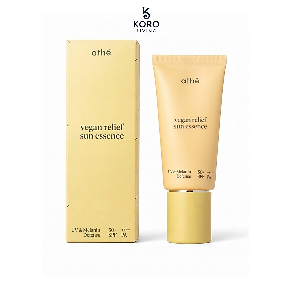[Hàn Quốc] Tinh chất chống nắng athe Vegan Relief SPF50 + PA + + + + 50ml | Chức ba chức năng | Khôn