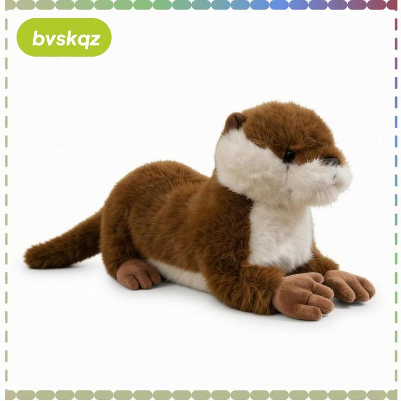 Nằm Otter Đồ Chơi Đệm Chân Mềm Giả Tóc Otter Đuôi Dài Cuddly
