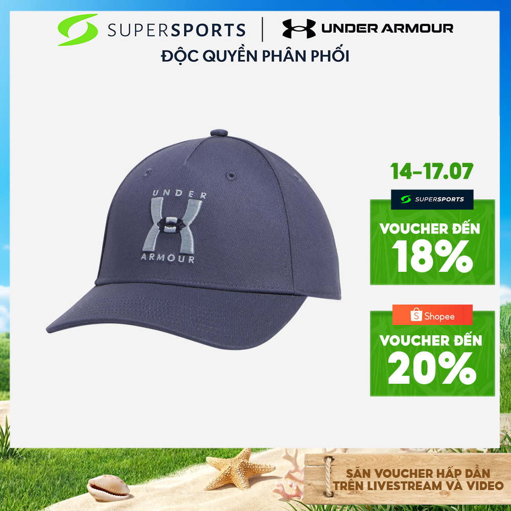 Mũ Lưỡi Trai Nam Under Armour Sportstyle Snapback - Tím - 1383443-045