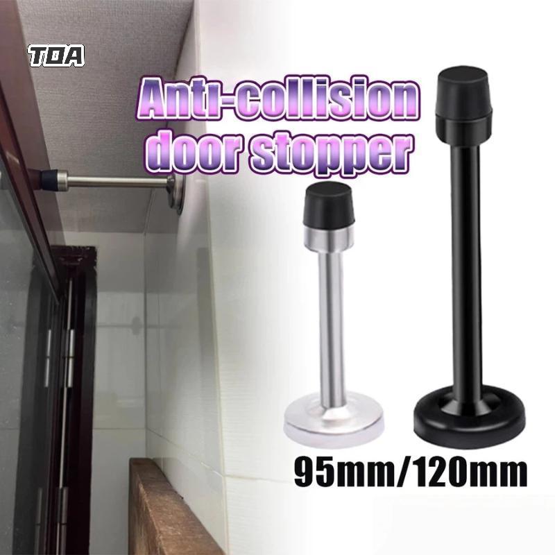TOA 95mm 120mm Chặn cửa bằng thép không gỉ Giá đỡ cửa chống va chạm hạng nặng có vít cho văn phòng B