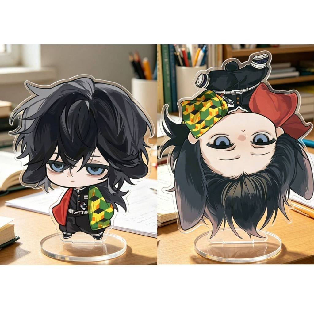 8CM Mô hình standee KIMETSU NO YAIBA Giyuu trưng bày xinh xắn