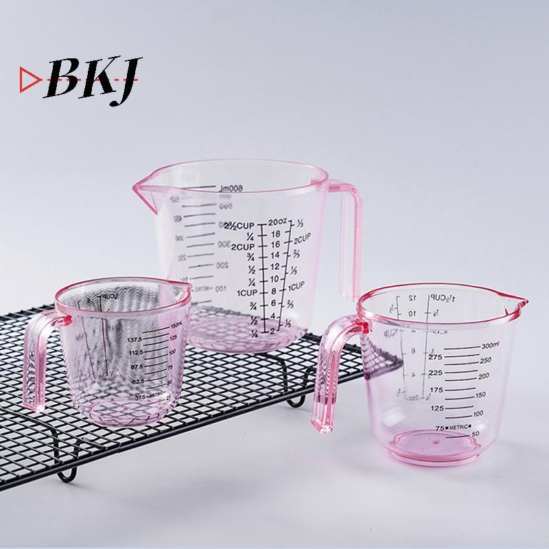 [KJ] 1 Cốc Đo Nhựa 150 / 300 / 600ml Có Cân Đồ Dùng Nhà Bếp [Mới]