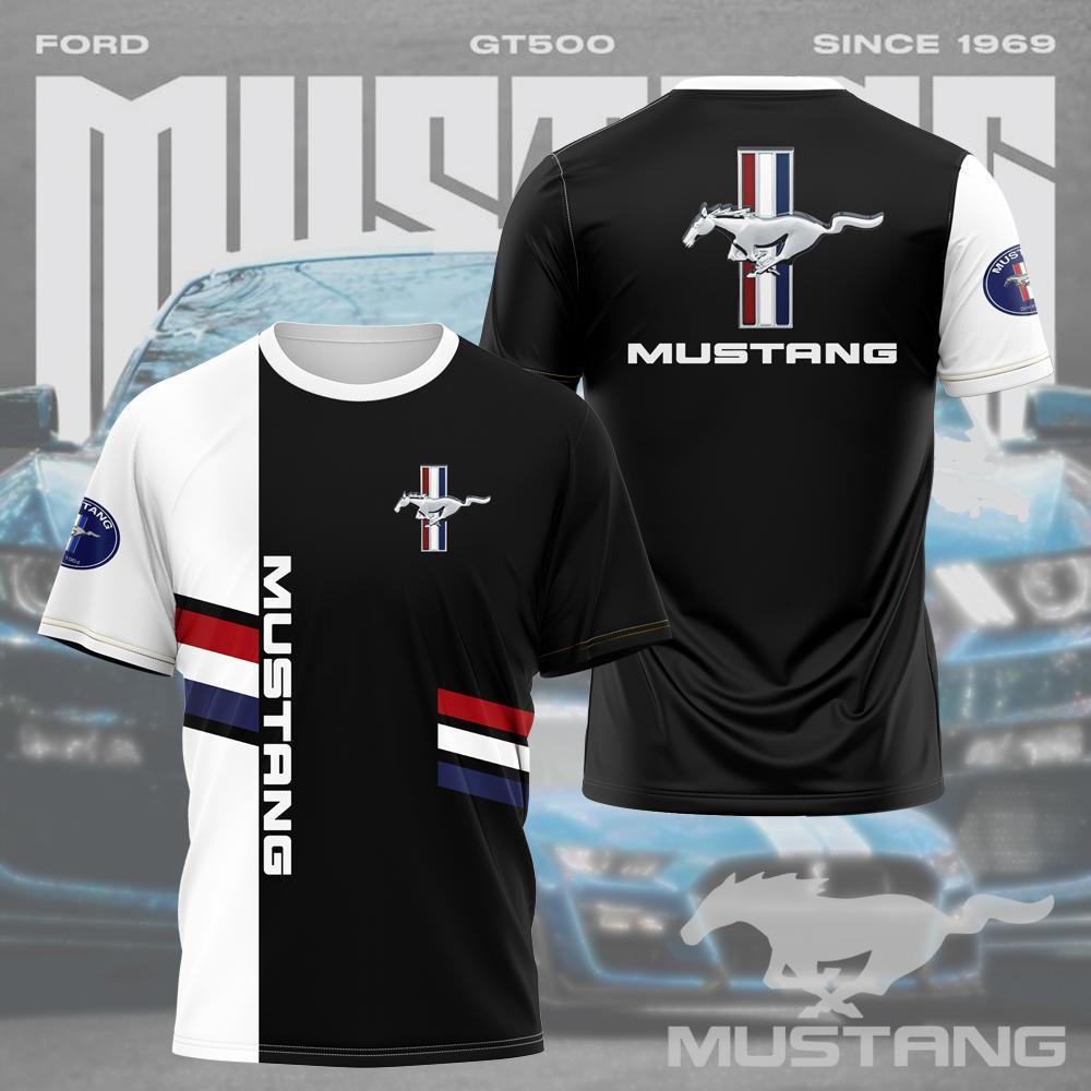 Áo sơ mi Ford Mustang, Áo thun Ford, Áo sơ mi nam Ford 3d, dành cho anh ấy, Trang phục Ford, Áo sơ m