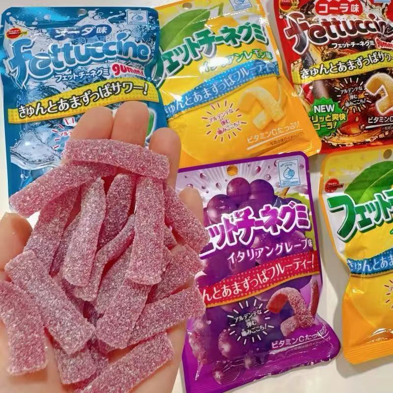 Nhật Bản Local BOURBON BOURBON Super Sour Bar Marshmallow fettuccine Bettuccine Kẹo Snacks 724