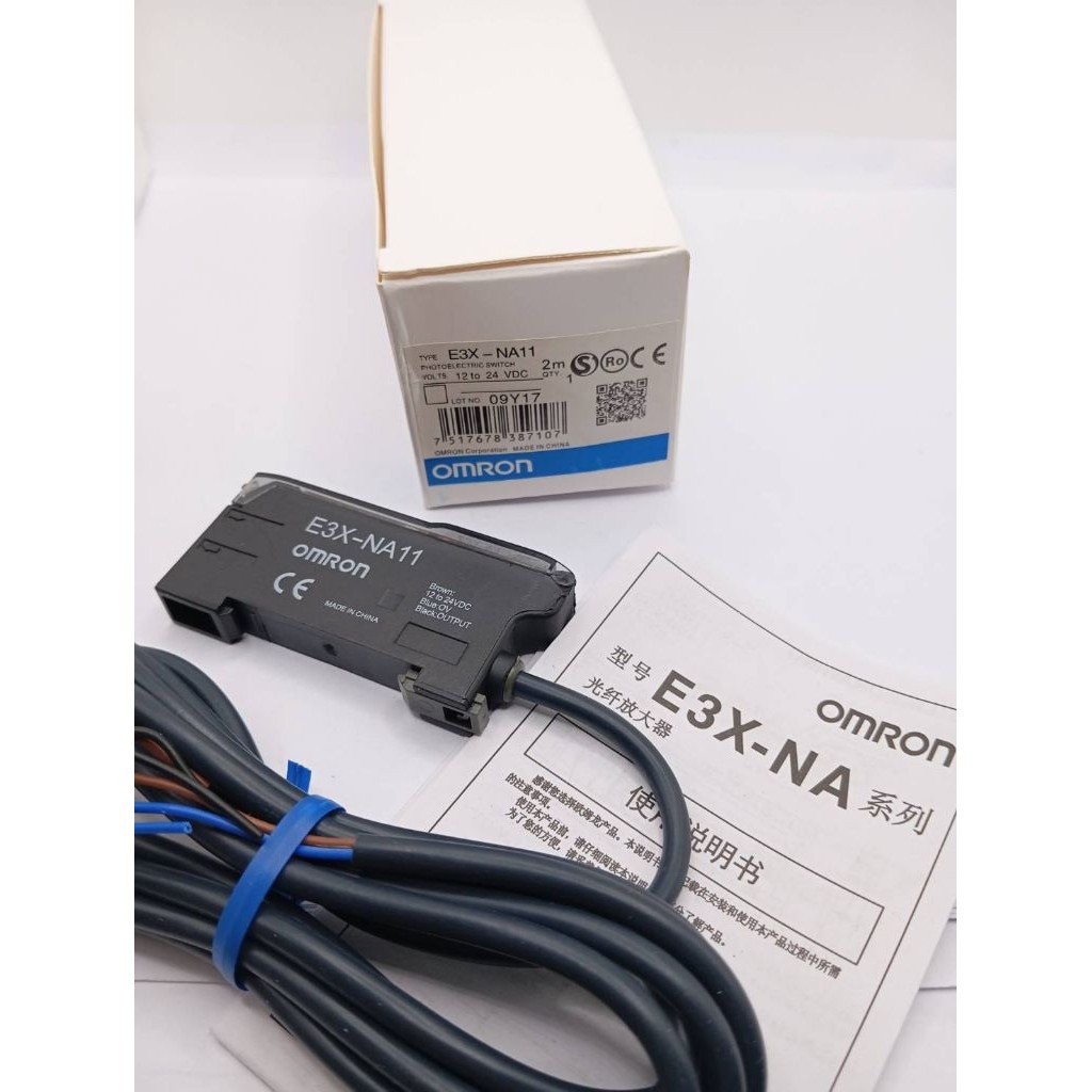 Đặt hàng ngay Bộ khuếch đại Omron cảm biến sợi quang E3X-NA11 với đầu ra NPN IP50 2m