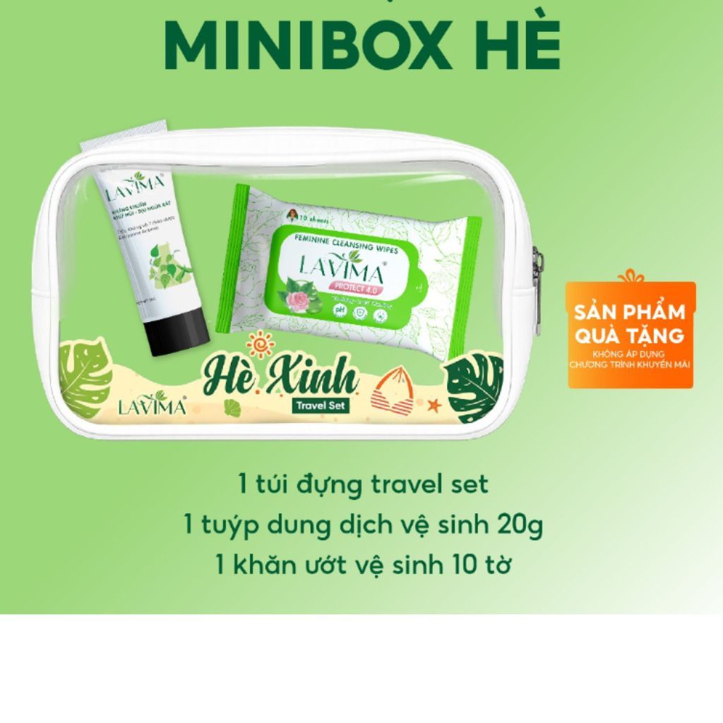 [Quà Tặng] Minibox Hè - Chăm Sóc Toàn Diện, Sạch Thơm Dịu Ngứa Lavima