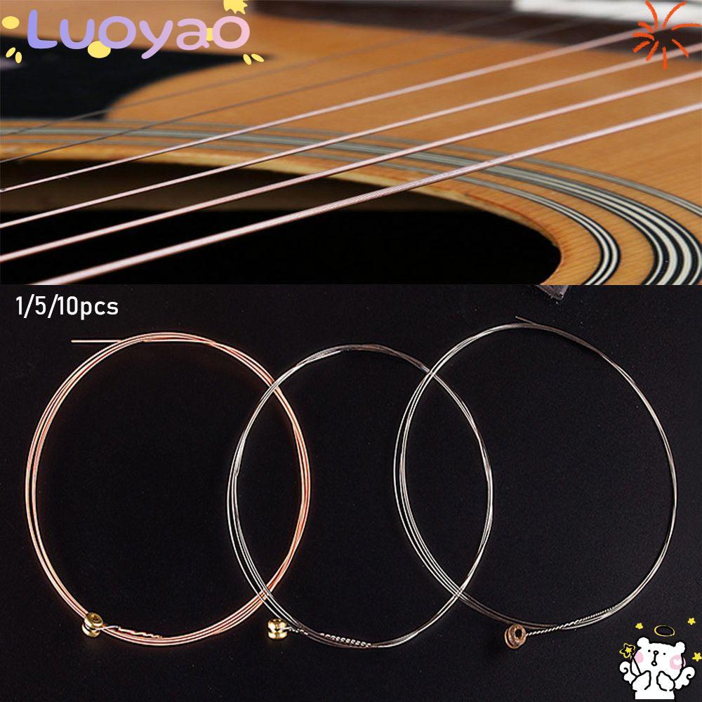 LUOYAO1 1 / 5 / 10 Dây Đàn Guitar Acoustic 3 Phong Cách Nhạc Cụ