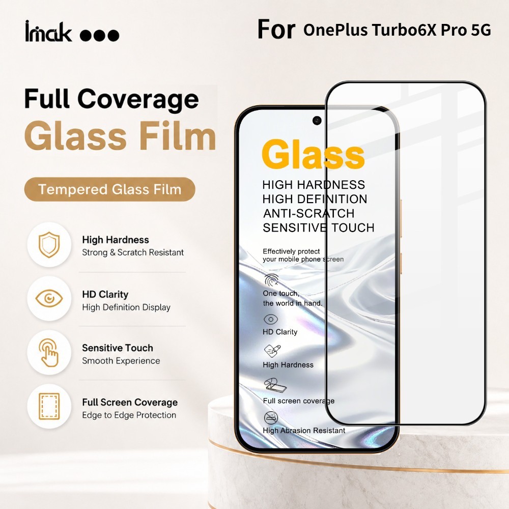 Kính Cường Lực Cho OnePlus Turbo 6X Pro 5G Trong Suốt Oleophobic Coating FM0003