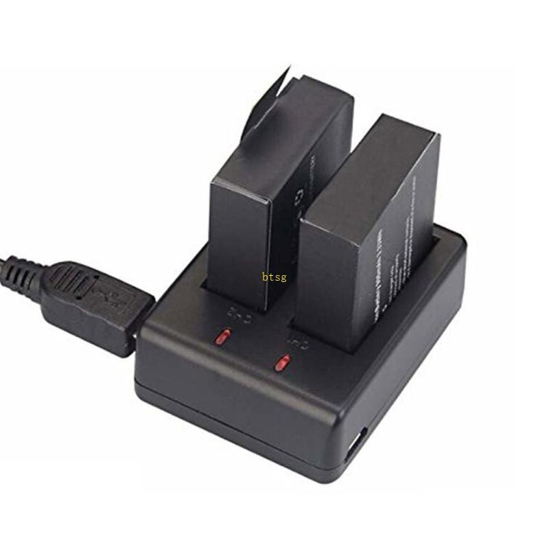 Bộ sạc nhỏ gọn và bền bỉ btsg cho máy ảnh EKEN SJ4000 H9R Sạc nhanh