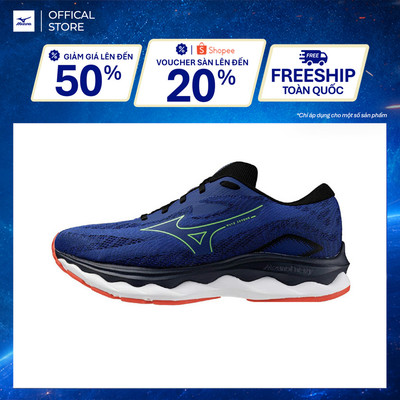 Giày Chạy Bộ Nam Mizuno Wave Serene - Xanh Dương - J1GC245952
