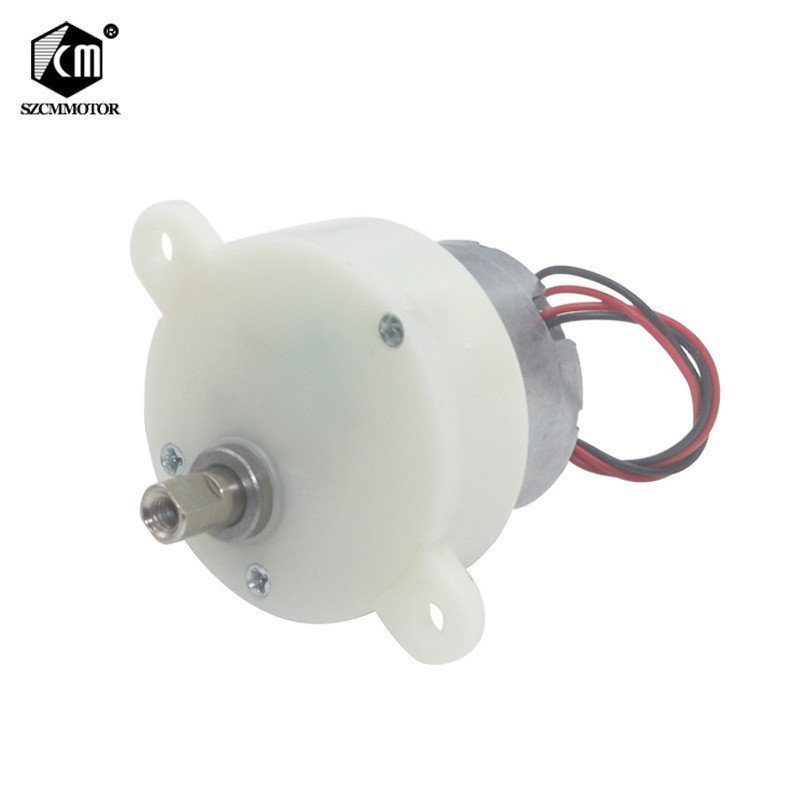 JS30-300 DC Gear Gear Gear Motor Robot Đồ thủ công nhân tạo Hộp đèn quảng cáo điện 6v Motor 9v TUPD