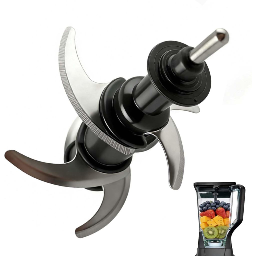 Phụ tùng thay thế lưỡi dao Blender 6 dành cho bình Ninja 72 OZ, phụ kiện máy xay tương thích với Nin