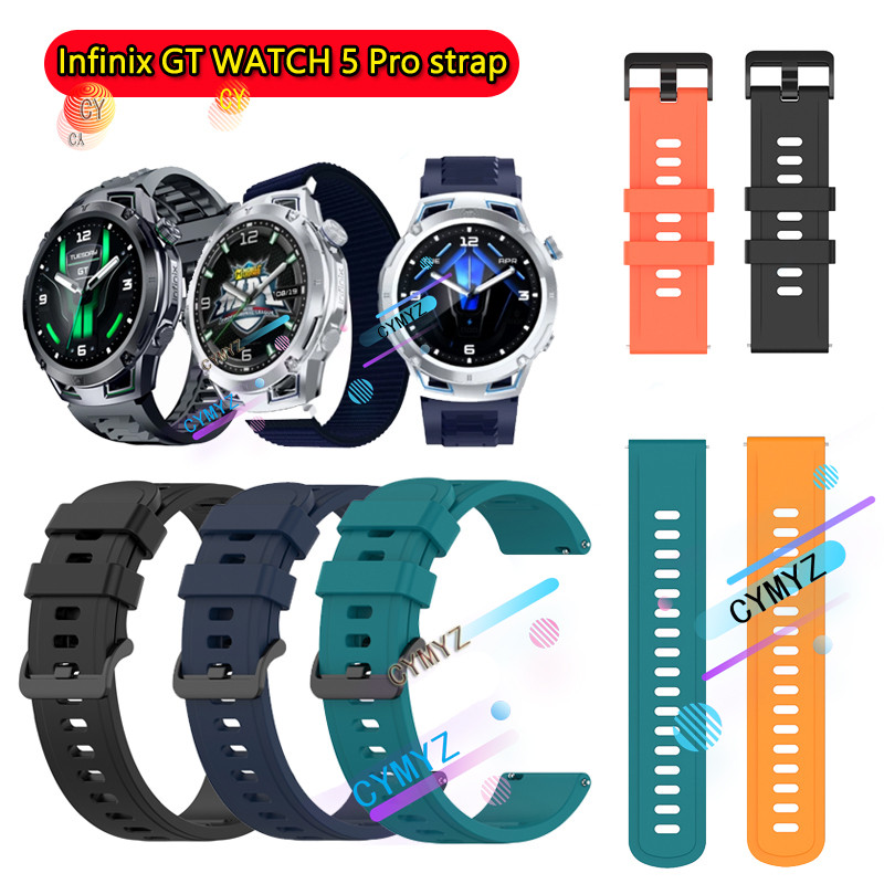 Infinix GT WATCH 5 Pro Dây đeo silicon cho Infinix WATCH 5 Pro Dây đeo thể thao