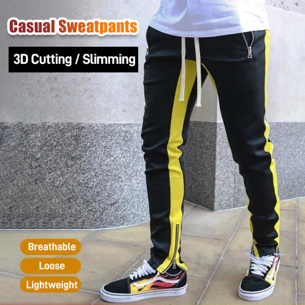 [Breathable & Comfortable] 【Breathable Comfort Fit】 Men's Jogging Pants for Casual and Sports Use/Jo