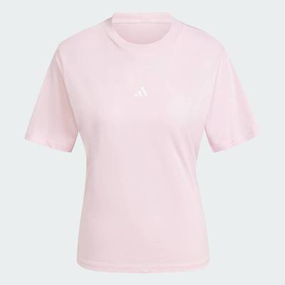 adidas Phong cách sống Áo Thun Cotton Logo Nhỏ Essentials Nữ Hồng JI6073