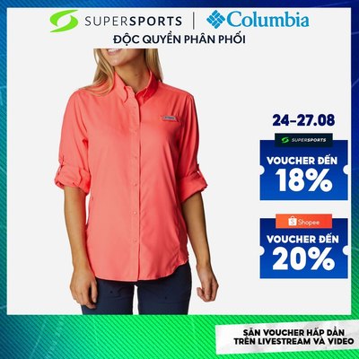 Áo Sơ Mi Dài Tay Chống Nắng Nữ Columbia Womens Tamiami™ II - Cam San Hô - 1275701648