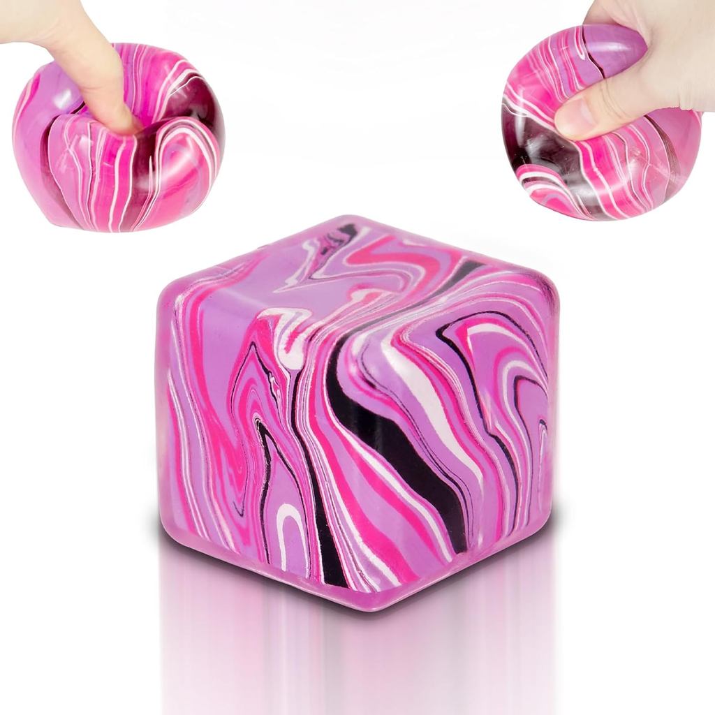 Ice Cube Squishy Veined Ice Cube Fidget Toy Purple Stress Ball Bóp Đồ chơi Căng thẳng 5cm (1,97 ") V