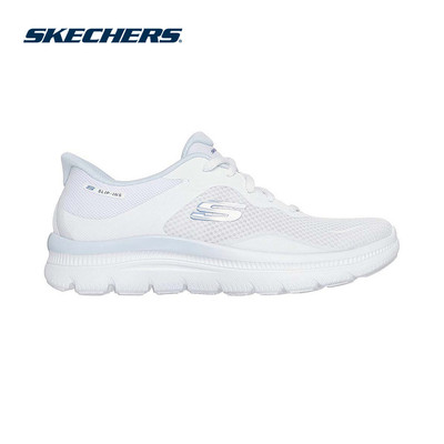 Giày Thể Thao Nữ Skechers Slip-ins Sport Summits Plus Summer Light Thường Ngày - 150615-WHT Air-Cooled Memory Foam
