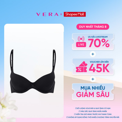  Áo ngực nữ Misaki cúp 3/4 mút vừa nylon trơn M1023