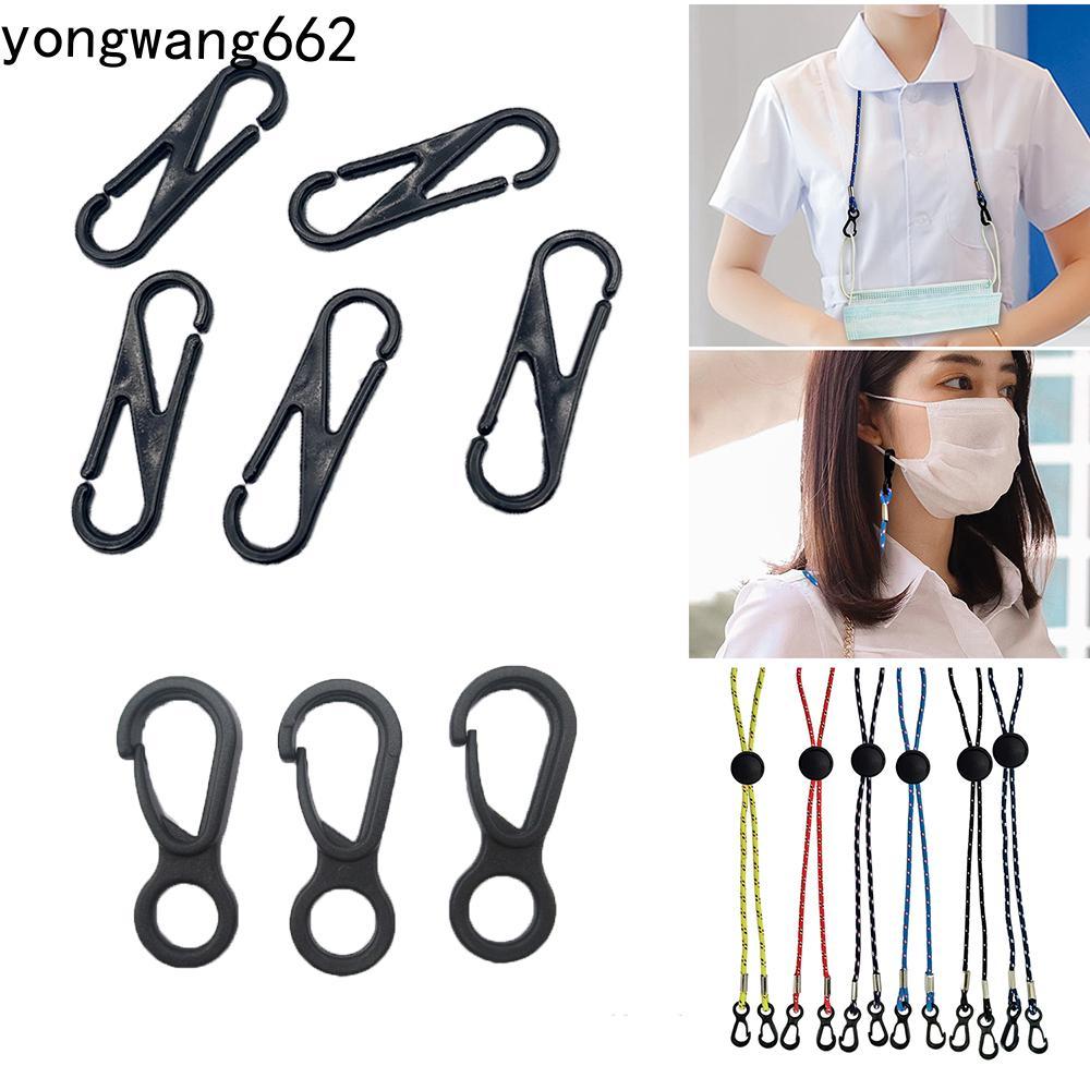 Móc khóa khóa nhựa NORYX Móc khóa 100 cái / bộ Móc dây chống mất
