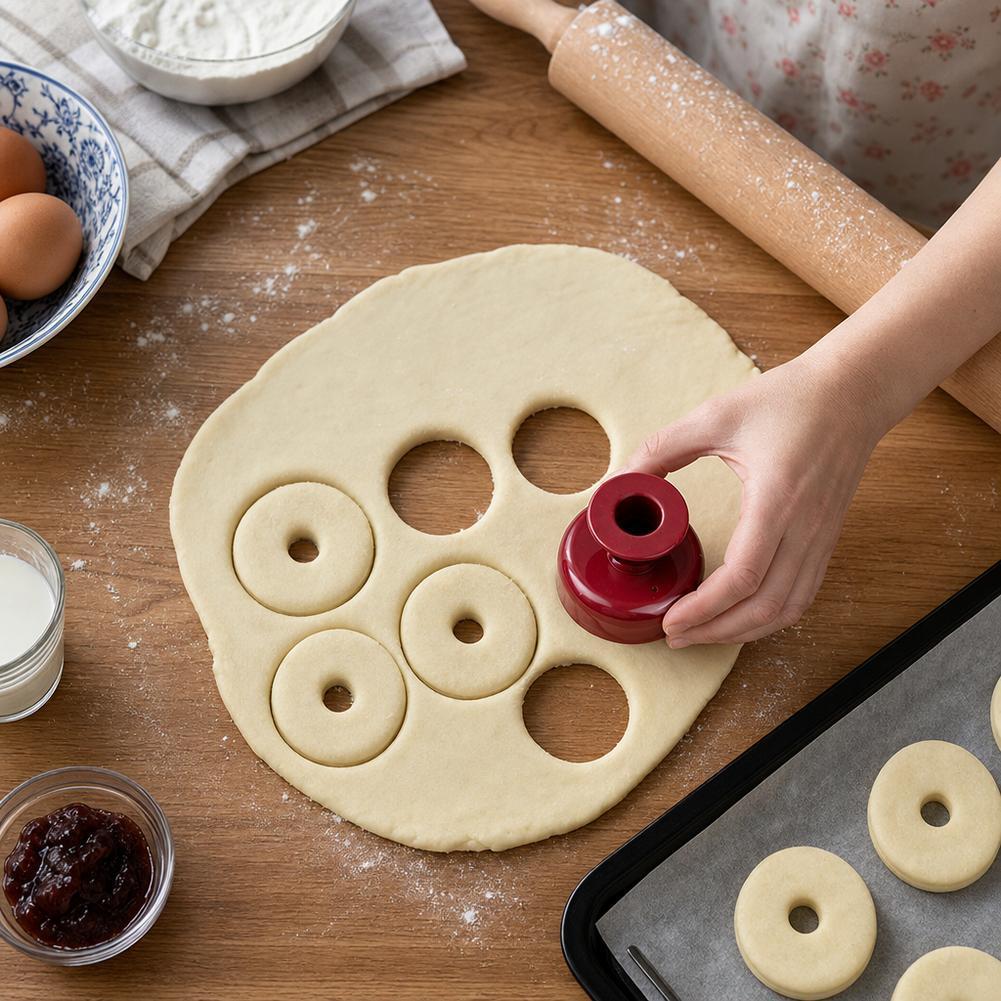 Bánh Donut Khuôn Nướng Bánh Chống Dính Tròn Bánh Donut Hình Khay Bánh M3n6