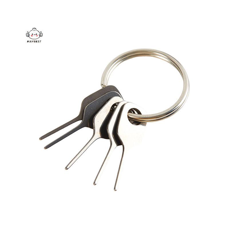 Maybest 5 Cái / bộ Thẻ SIM Eject Pin Dụng Cụ Chìa Khóa Kim SIM Khay Đựng Thẻ Eject Pin Cho Điện Thoạ
