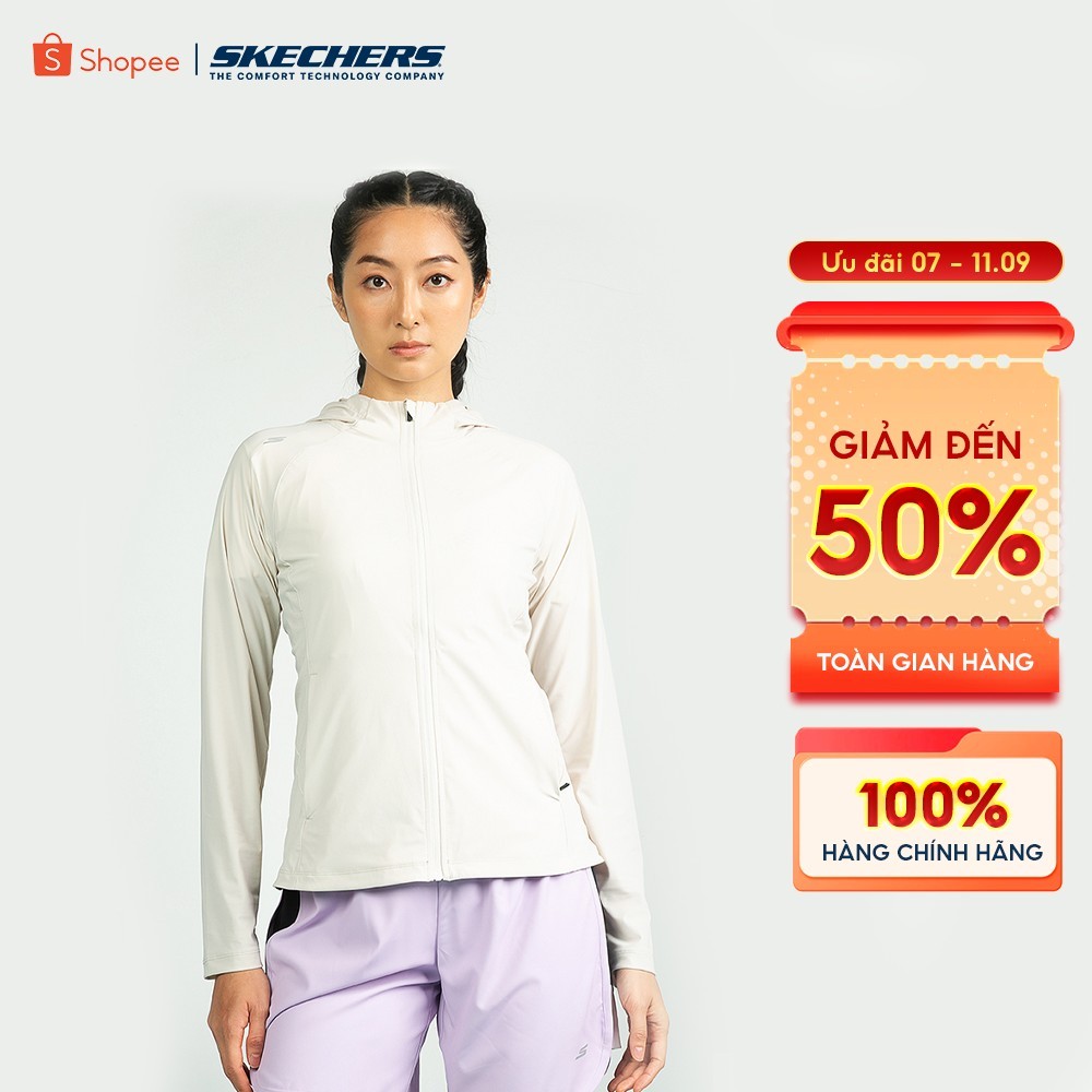 Áo Khoác Có Nón Nữ Skechers Walking Performance Hooded Jacket - SP325W311-004S Online Sale