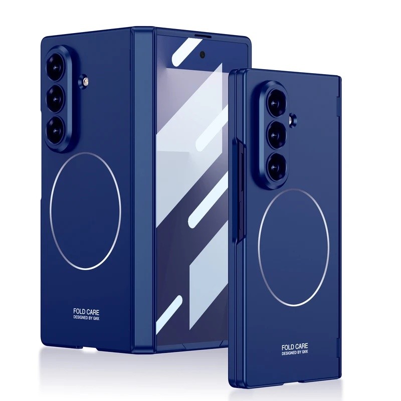 pppkkkMagnetic Hinge Protective For Samsung Galaxy Z Fold 7 8 Ultra Wide Case With Glass Film Fold7 