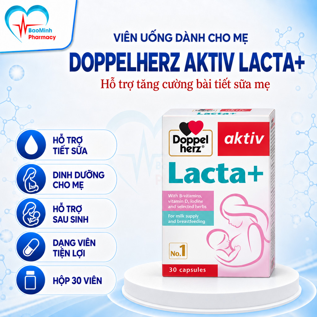 [BS] Thực phẩm bảo vệ sức khỏe Doppelherz Aktiv Lacta+