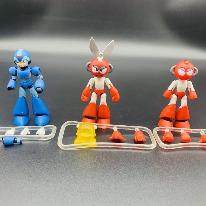 Bandai Bandai Megaman 66 Action X Kéo Xe Đạp Giáp Siêu Hành Động Hình Hình