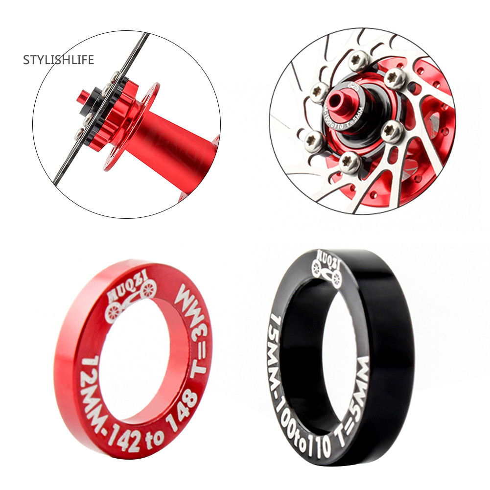 [stylishlife] MUQZI 100-110mm / 142-148mm Xe đạp leo núi Bộ chuyển đổi phanh đĩa Hub