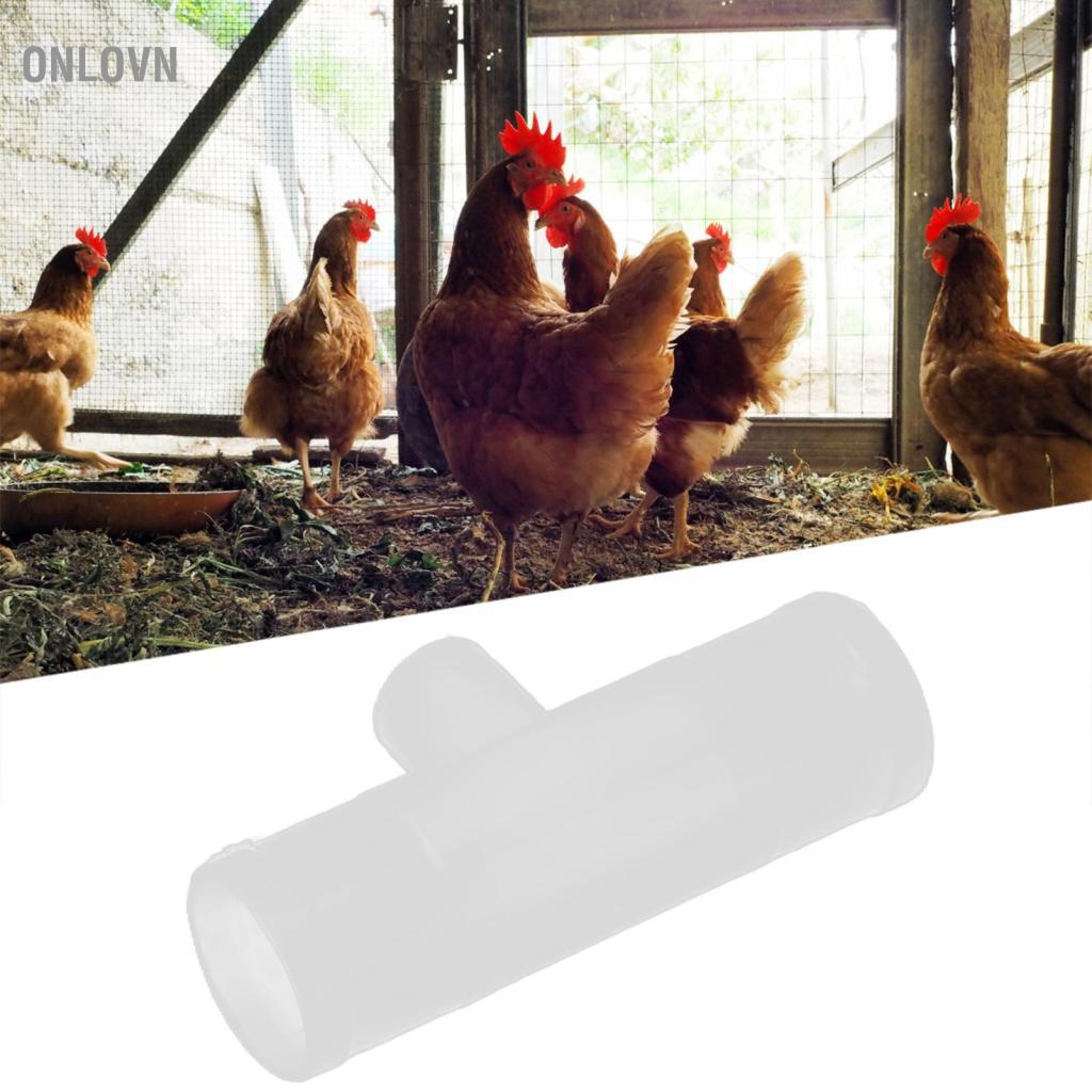 onlovn 20 Cái Ống Tee Gà Bền Chống Rò Rỉ Máy Khoan Tưới Nước Miễn Phí Phù Hợp Cho Ngành Chăn Nuôi