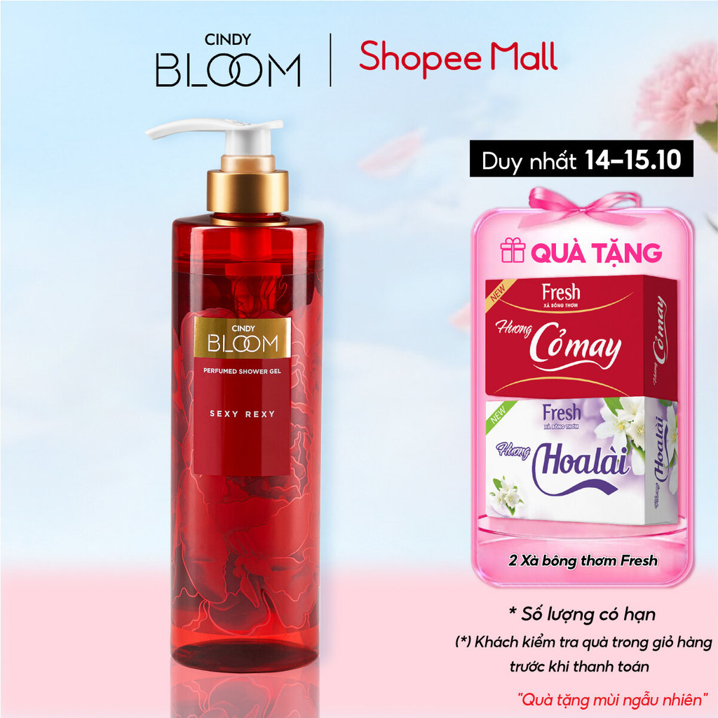 Sữa tắm nước hoa Cindy Bloom Sexy Rexy hương gợi cảm quyến rũ 640g