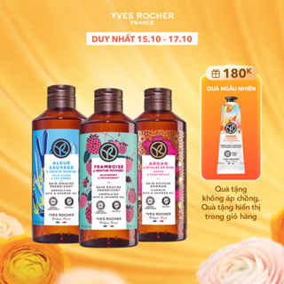 Combo 3 sữa tắm thiên nhiên hương biển - hoa hồng - mâm xôi đỏ Yves Rocher 400mlx3