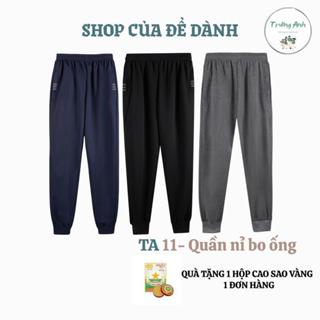  Quần nỉ CAMAVINGA Quần nỉ bông nam mặc nhà ống bo và ống suông vải nỉ bồng dày dặn siêu ấm 